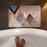Оригінальний вологопоглинаючий Килимок 40х60см абстракція, фото 3