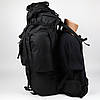 Рюкзак тактичний каркасний Чорий 80 л (материал оксфорд 800D), фото 4