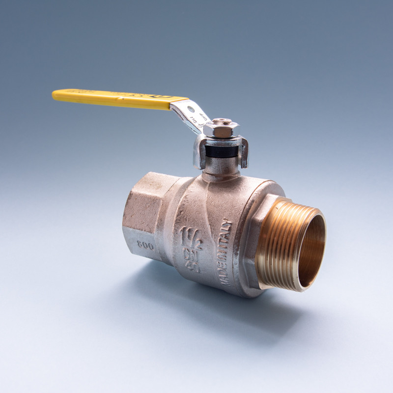 Кран кульовий латунний FIV Futurgas Ду 40 В/З для газу (рукоятка), фото 1