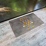 Оригінальний вологопоглинаючий Килимок 40х60см сірий "Relax", фото 8