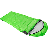 Спальный мешок Кемпинг "Peak" 200L с капюшоном зеленый
