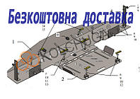 Защита двигателя Mercedes W 210 (1995-2001)(Защита двигателя Мерседес 210) Кольчуга