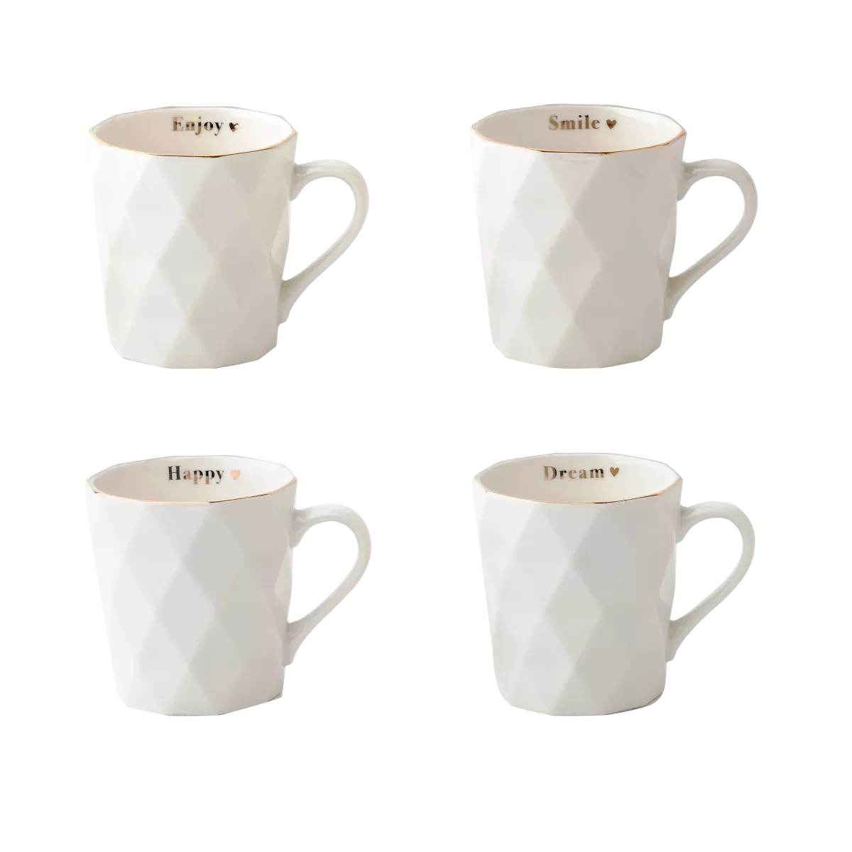 Кружка Крижана 330мл. Vittora біла VT-C-154330