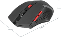 Bluetooth миша DEFENDER Accura MM-275 (52276) black-red UA UCRF, фото 3