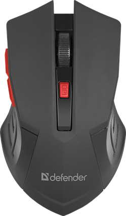 Bluetooth миша DEFENDER Accura MM-275 (52276) black-red UA UCRF, фото 2