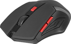 Bluetooth миша DEFENDER Accura MM-275 (52276) black-red UA UCRF, фото 3