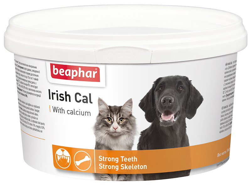 Витамины Beaphar Irish Cal (Айриш каль) для собак и кошек, 250 г - фото 1 - id-p333283487