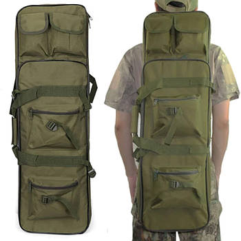 Сумка-чохол для перенесення зброї (94х28см) / Рибальський водонепроникний рюкзак для вудок