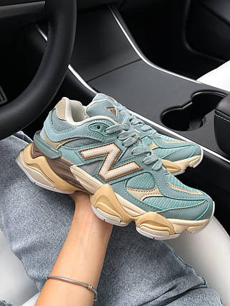 Жіночі Кросівки New Balance 9060 Blue Beige / Нью Беланс 9060 Блакитні з Бежевим, фото 1