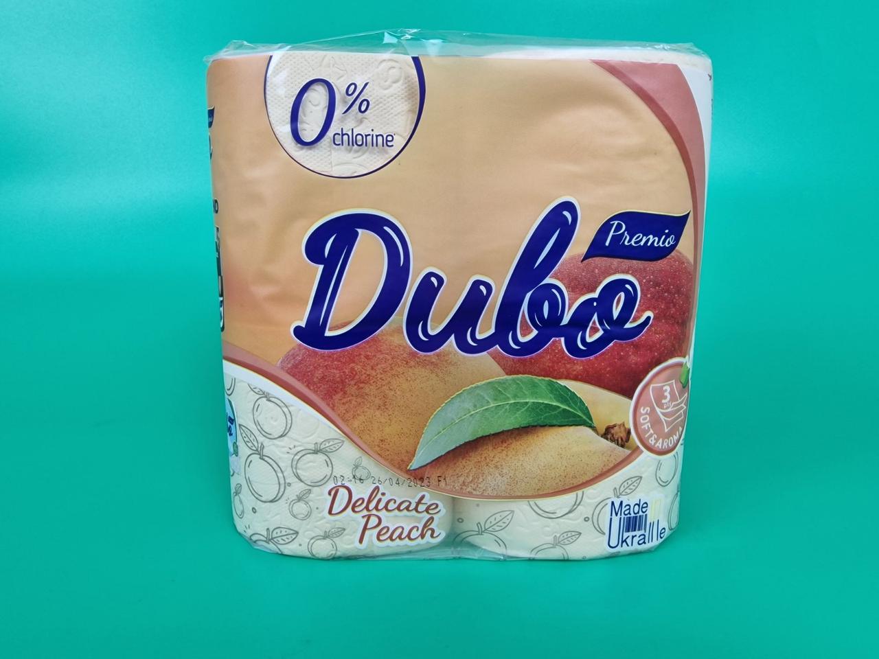 Туалетний папір (3шари) білий з ароматом (а4) Диво Premio Aroma ПЕРСІК (1 пачка), фото 1