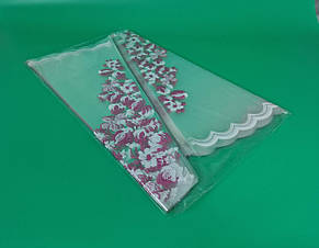 Упаковка конус під квіти h60/14низ/56верх(100 шт.) Рожеві квіти 170 (2) (100 шт.)