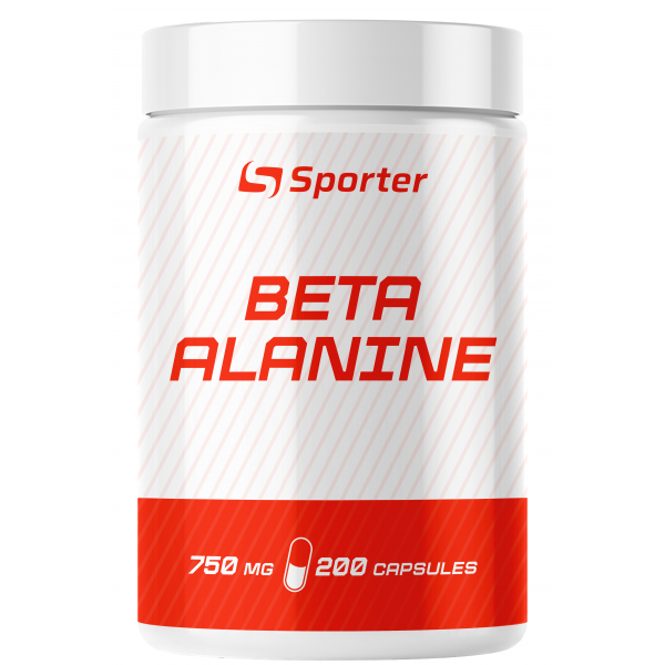 Бета-аланін Sporter Beta-Alanine 750 мг 200 капс.