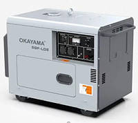 Генератор дизельный Okayama DG-5500SS 4.8 кВт 100% Медная обмотка