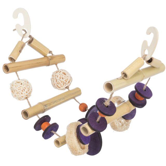 Trixie TX-58842 Іграшка для птахів Trixie Підвісний міст бамбук, кокос, ротанг, дерево та сизаль 45см