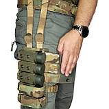 Підсумок для 5 гранат ВОГ25, ВОГ25П, М-433 40х46, на пояс і стегно "Каратель". Підсумок В115 для 5 гранат ВОГ, фото 3