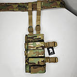 Підсумок для 5 гранат ВОГ25, ВОГ25П, М-433 40х46, на пояс і стегно "Каратель". Підсумок В115 для 5 гранат ВОГ, фото 2