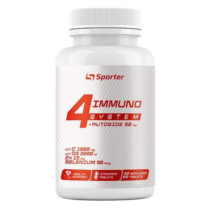 Для імунітету Sporter 4 immuno system 60 таб., фото 1