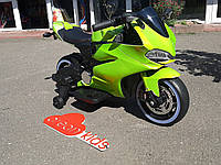 Детский Мотоцикл Ducati M 4104ELS-5, автопокраска зеленый