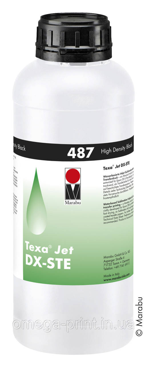 Сублімаційне чорнило Texa® Jet DX-STE 487 BK BOT 1L