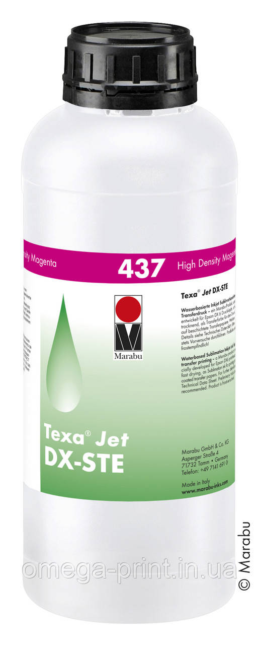 Сублімаційне чорнило Texa® Jet DX-STE 437 MA BOT 1L