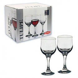 Набір келихів для вина скляних Pasabahce Tulipe 240 мл 6 шт (44163)