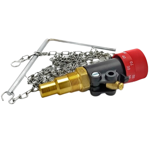 Регулятор тяги для котла Resideo Braukmann FR124-3/4A з ланцюжком, фото 1