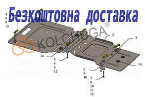 Захист двигуна Mercedes GL 450 (X164)(2006-2012) (Захист двигуна Мерседес ЖЛ 450) Кольчуга