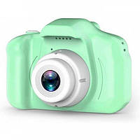 Цифровой детский фотоаппарат AIR Clic 6 20MP 1080p blue Зелёный