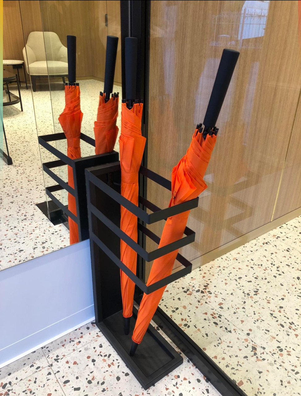 Підставка під парасолі, парасольниця, металева, лофт, 600х300х150 мм, фото 1