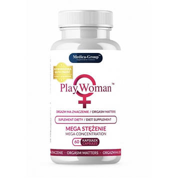 Препарат для підвищення відчуттів PlayWoman Capsules, 60 шт. Bomba💣