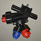 Форсунка потрійна (трипозиційна) кінцева шлангова Agroplast, фото 3