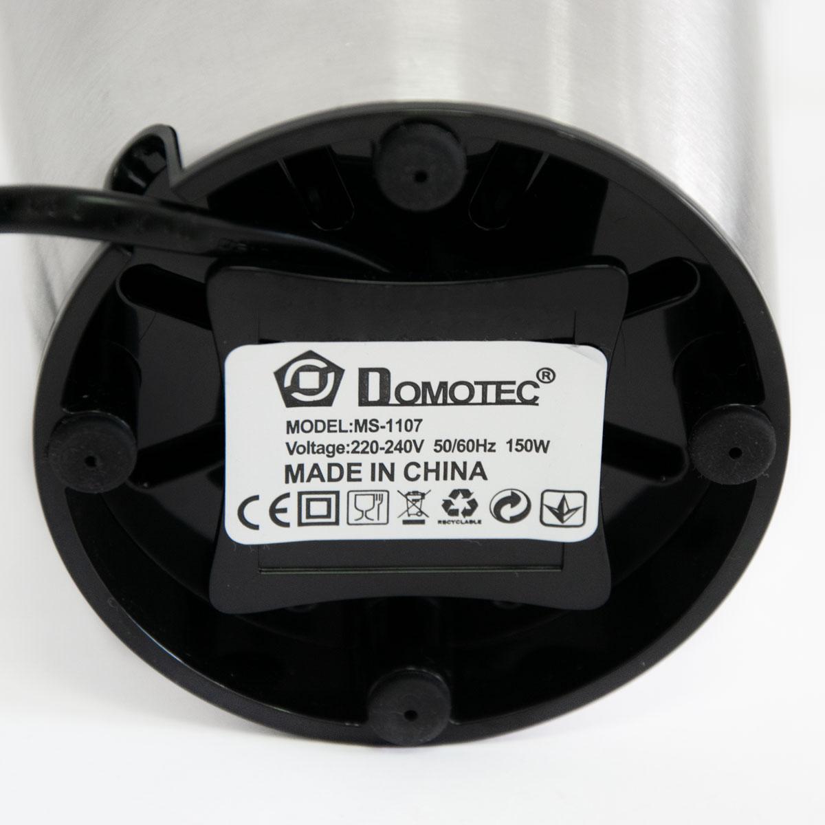 Электрическая кофемолка роторная 150W "Domotec MS-1107" Серебристо-черная, измельчитель кофе (кавомолка) (TS) - фото 4 - id-p1924304220