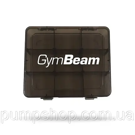 Таблетка GymBeam Pill-Box 9 секцій чорна, фото 2