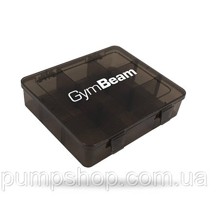 Таблетка GymBeam Pill-Box 9 секцій чорна, фото 2