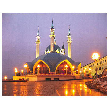 Алмазна мозаїка на підрамнику картина стразами 30х40 см DIY Мрія Кул Шарф (SGLD 61257)