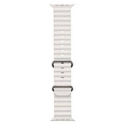Силіконовий ремінець Ocean Band 42/44/45/49mm White