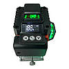 Лазерний рівень Технопромінь 4D  (Hilda 4D з екраном) 16 ліній зелений промінь + штатив 2 метри, фото 6