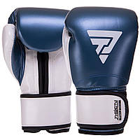 Перчатки боксерские BO-3781-12 PU синий-белый