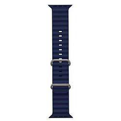 Силіконовий ремінець Ocean Band 42/44/45/49mm Dark Blue