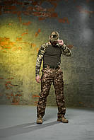 Пиксельная утепленная военная форма, Штурмовой костюм демисезонный военно полевой мультикам для зсу XXL