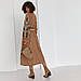 Жіноча сукня Moderika Барвінок кавова з вишивкою гладдю S, фото 6