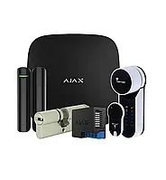 Комплект беспроводной сигнализации Ajax StarterKit black + Mul-T-Lock Entr