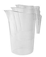 Кувшин мерный пластиковый 1 л штабелируемая чаша из поликарбоната ковш Посуда из поликарбоната