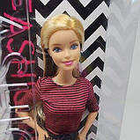 Барбі Модниця в леопардовій спідниці Barbie Fashionista Doll with Leopard Print Skirt, фото 6