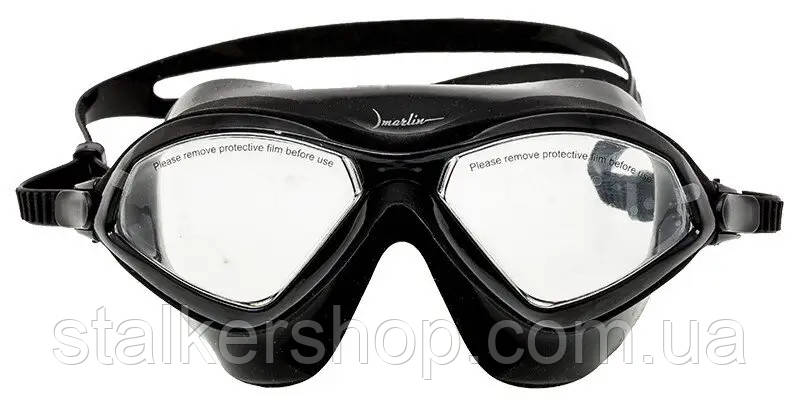 Очки для плавания Marlin Swim black - фото 3 - id-p394223346
