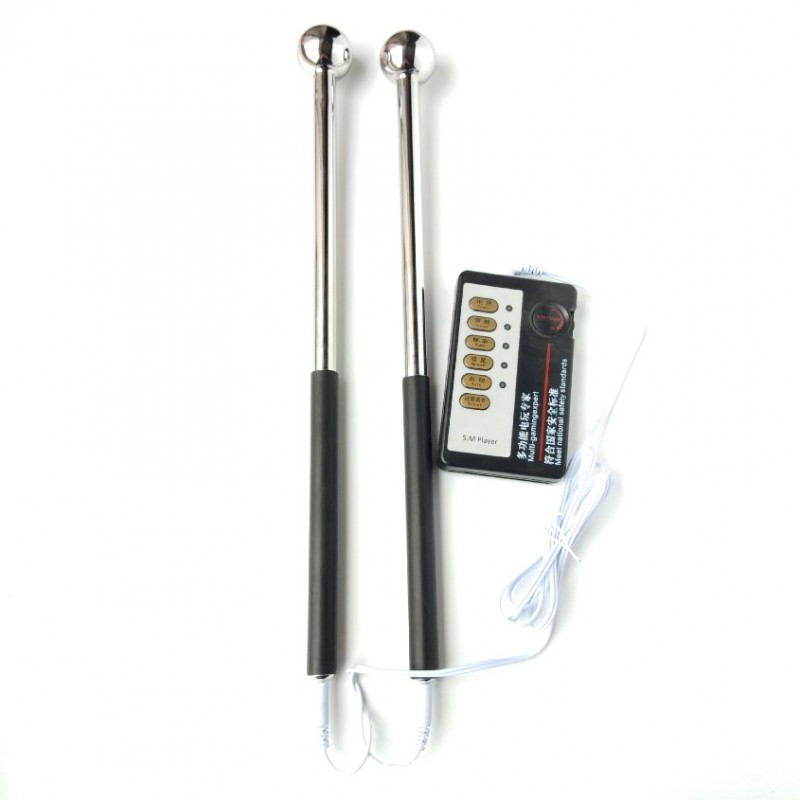 Electro-sex Teat & Clitoral Stimulation Stick Dual Output Кітті