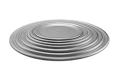 Піднос для піци алюмінієвий круглий Підставка для піци з нержавіючої сталі Посуд для лінії роздачі