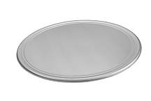 Піднос для піци алюмінієвий 50.5 см Піднос алюмінієвий Блюдо алюмінієве для подачі Піднос металевий, фото 4