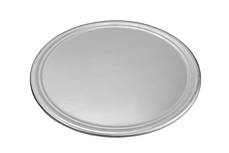 Піднос для піци алюмінієвий 50.5 см Піднос алюмінієвий Блюдо алюмінієве для подачі Піднос металевий, фото 3