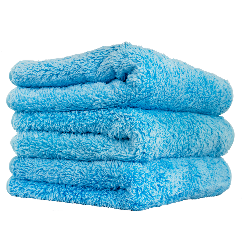 Мікрофібровий рушник Chemical Guys Shaggy Fur-ball Microfiber Towel, 40 x 40 см Синій (1 шт.), фото 1